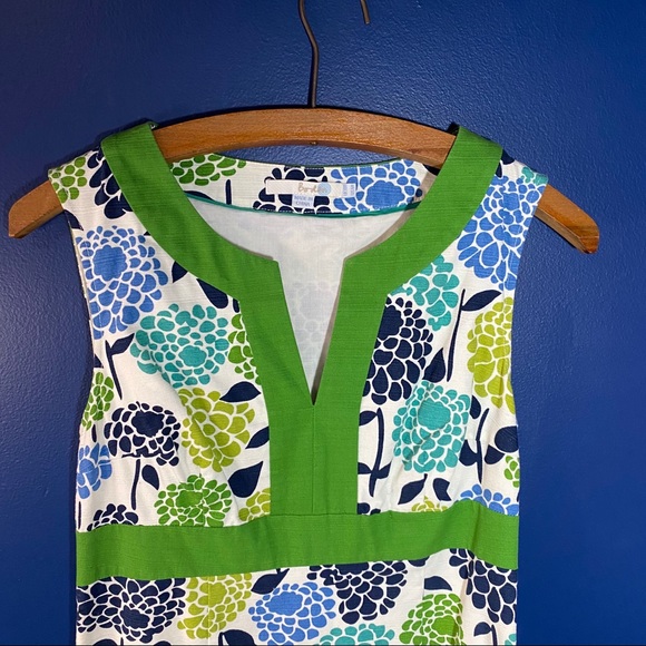 Like new sz 6 Boden Notch Neck Floral Shift Dress - Picture 3 of 7